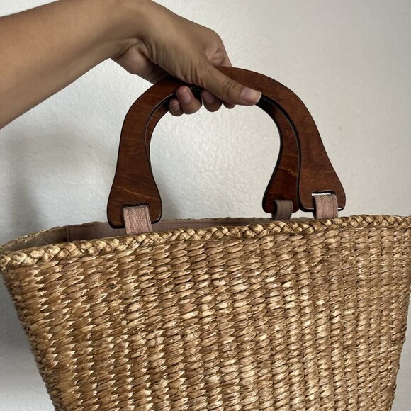 St John’s Bay PURSE HANDMADE WOVEN HAND-BAG FAIR ISLE ART PICTURE ZIP POCKT - Picture 11 of 15
